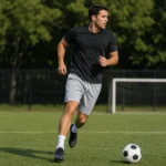 Custom Grey Performance Soccer Short