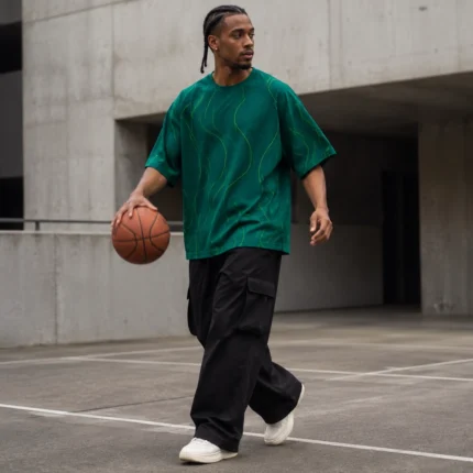 Custom Mesh Oversized Performance T-Shirt