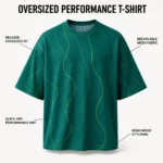 Custom Mesh Oversized Performance T-Shirt