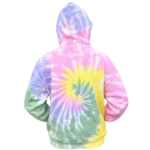 Tie Dye Hoodie 100% Cotton Fleece