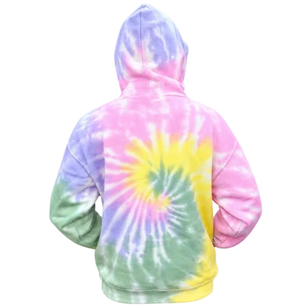 Tie Dye Hoodie 100% Cotton Fleece