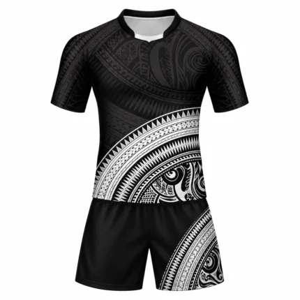 Custom Geometric Sublimated Rugby Kit