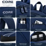 Custom Sports Backpack with Mesh Pockets