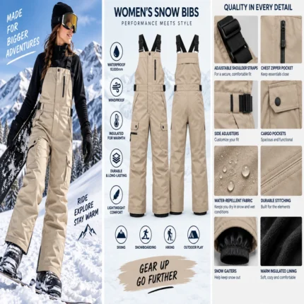 Custom Insulated Snow Bib