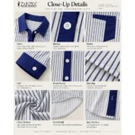 Custom Vertical Stripe Button-Up Shirt Oversized