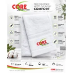 Custom Embroidered White Sports Towel