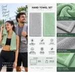 Custom Terry Cotton Soft Towel Set