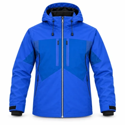 Custom Men Royal Blue Softshell Snowboard Jacket