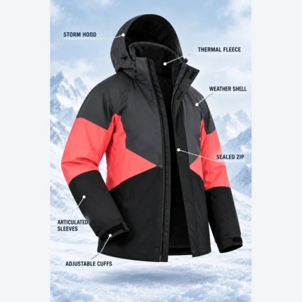 Custom Thermal Fleece Snowboard Jacket