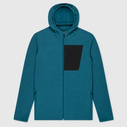 custom Thermal Grid Fleece Midlayer Jacket