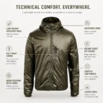 Custom Lightweight Insulated Midlayer Jacket