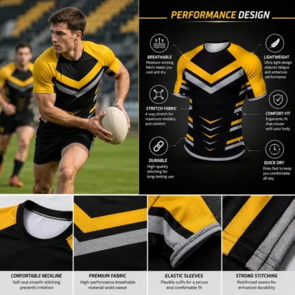 Custom Sublimated Rugby Jersey