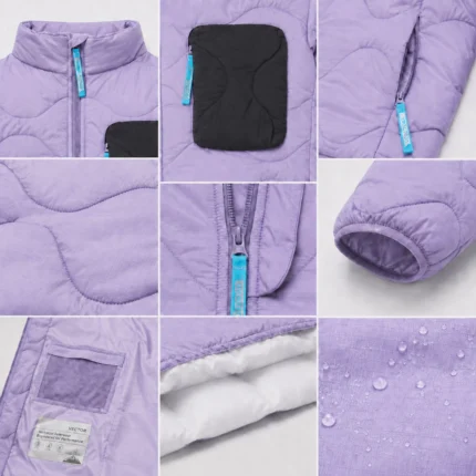 Women Wave With Chest Pocket Midlayer Jacket