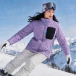Women Wave With Chest Pocket Midlayer Jacket