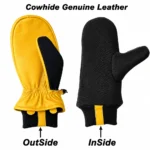 Custom Leather Snowboarding Mitten