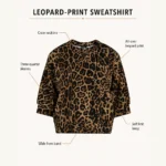 Custom Women Leopard-Print Sweatshirt