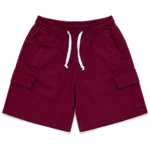 Premium Maroon Utility Cargo Shorts