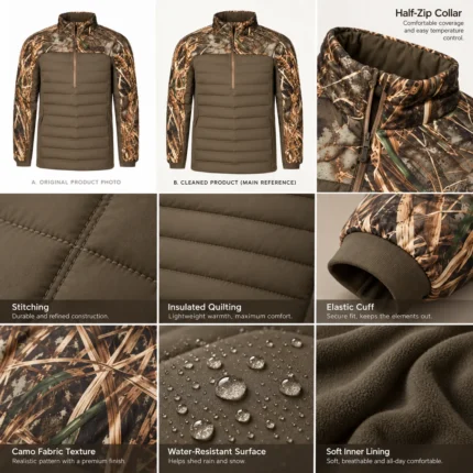 Custom Quarter-Zip Midlayer Jacket