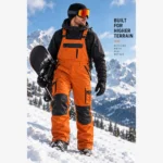 Custom Snow Bib Reinforced Knees