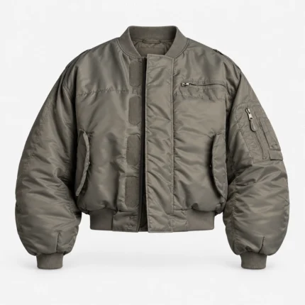 Custom Oversized Padded Bomber Jacket
