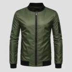 Custom Men Olive Green Windbreaker