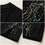 Paint-Splatter Oversized Cotton T-Shirt