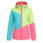 Custom Color Block Winter Jacket