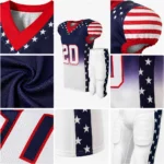 Custom Stripes American Football Uniform Set