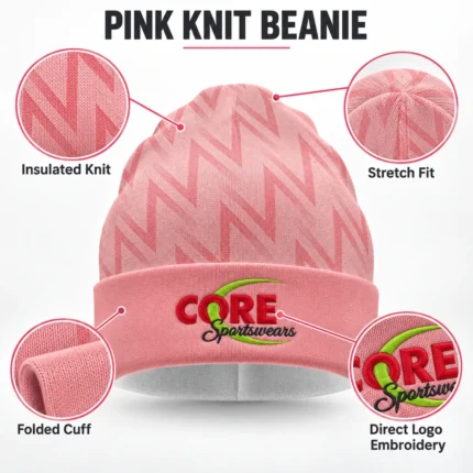 CORE Sportswear Embroidered Knit Beanie