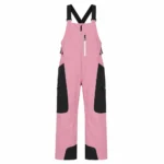 Custom Women Pink Snow Bib