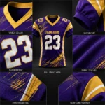 Custom sublimation American football jersey