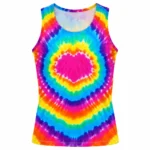 Custom Rainbow Tie-Dye Tank Top