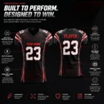 Custom Strike American football jersey