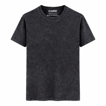 Cotton Acid Washed Regular Fit Tee Shirt