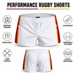 Custom Side Panels Rugby Shorts