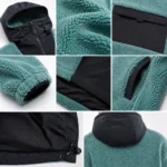 Custom Men Sherpa Fleece Jacket