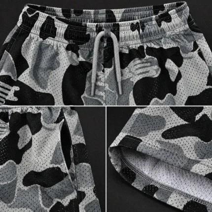 Custom Camo Mesh Soccer Shorts