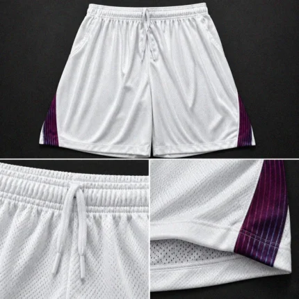 Custom Mesh Soccer Shorts with Side Panels