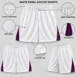Custom Mesh Soccer Shorts with Side Panels