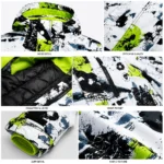 Custom Neon Graffiti Pro Ski & Snowboard Jacket