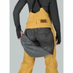 Custom Drop-Seat Mustard Snow Bib