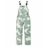 Custom Tie-Dye Insulated Snow Bib