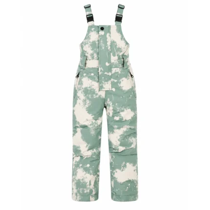 Custom Tie-Dye Insulated Snow Bib