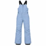 Custom Front zipper Light Blue Snow Bib