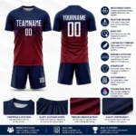Custom Soccer Sublimated Uniform Set