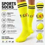 Custom High Football Socks