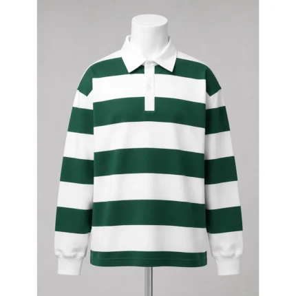 Custom Striped Rugby Sweatshirt