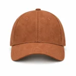 Premium Brown Suede-Look Baseball Cap