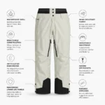 Technical Ski Pants with Reinforced Cuffs