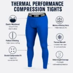 Custom Men Thermal Compression Leggings
